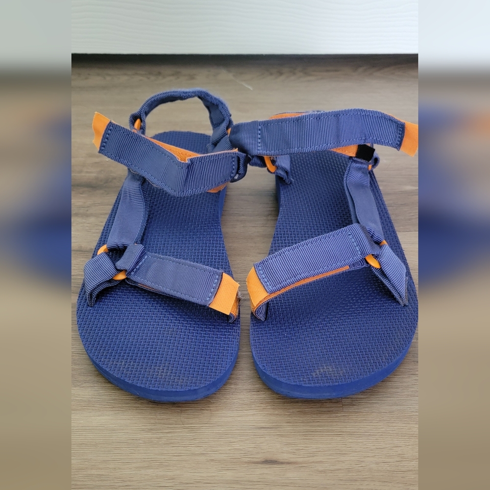 Teva Blue and Orange Strap Sandals